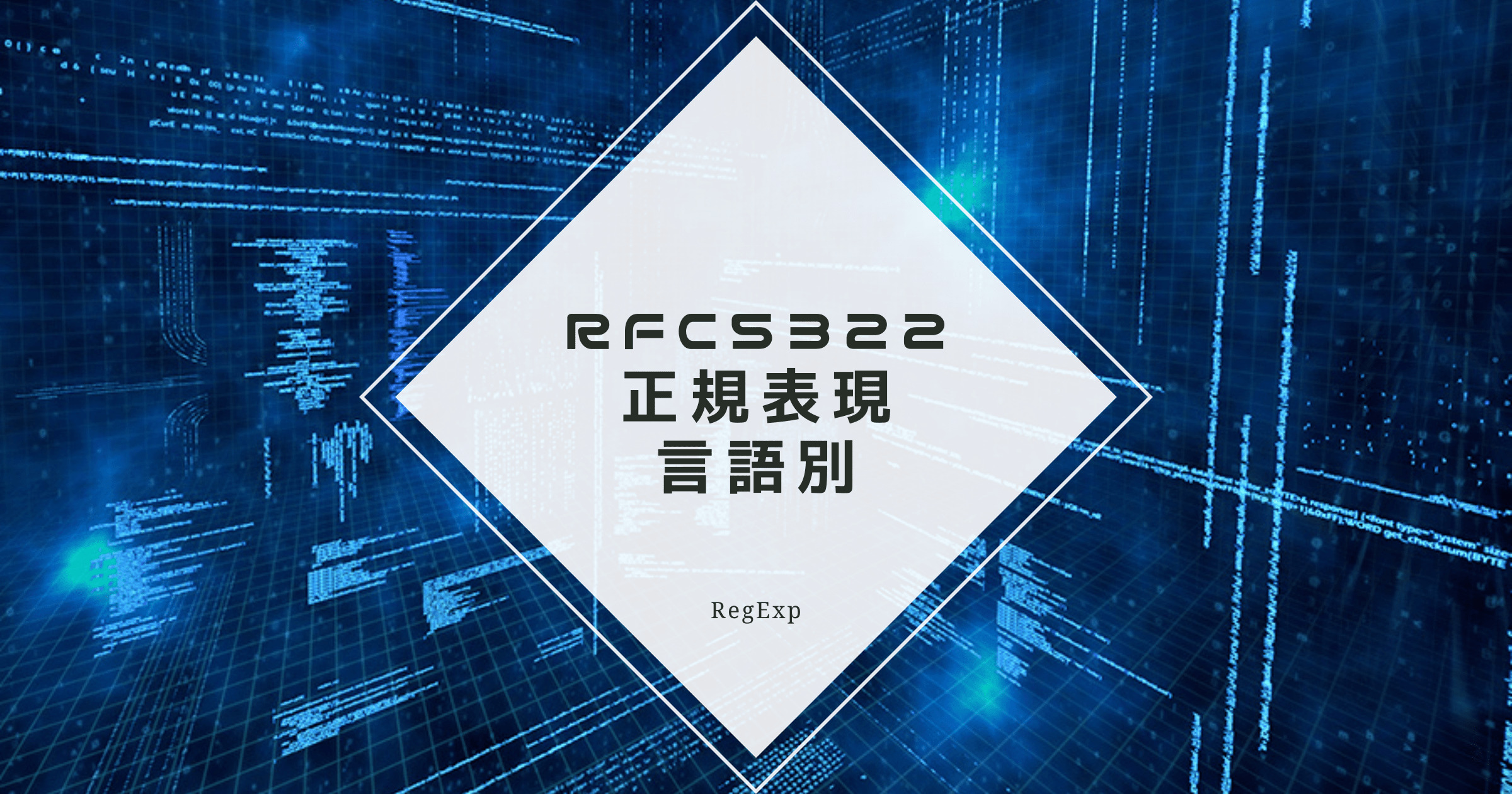 RFC 5322に準拠させた正規表現言語別