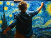 ゴッホ風の創造性のアート